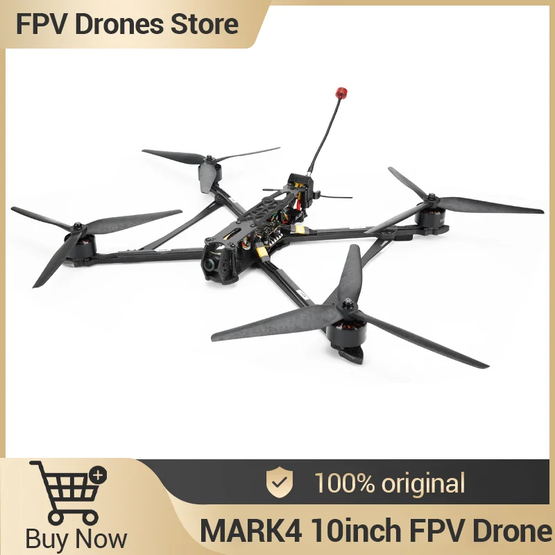 Mark4 10 inch Long Range FPV Racing Drones 2.5kg Payload Super power Quadcopter F405 FC 55A ESC ELRS 5.8Ghz 2.5W VTX 3110 Motors